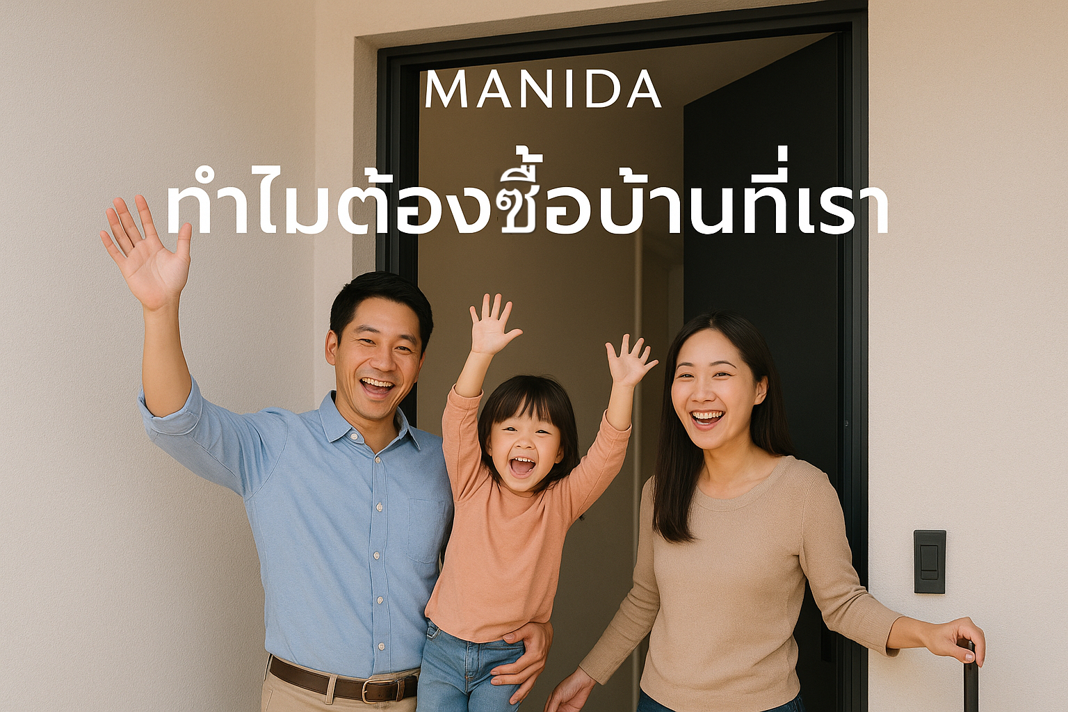 ทำไมต้องซื้อบ้านกับMANIDA
